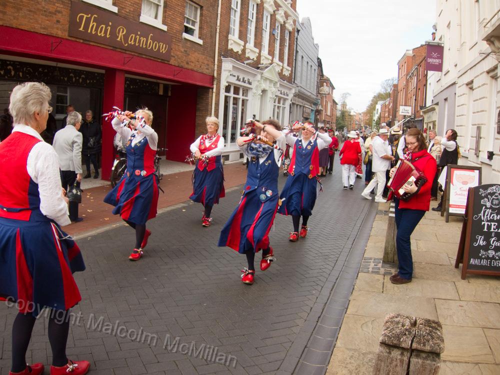 dancing in the streets of Lichfield